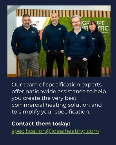 Ideal Heating Commercial Specification Experts